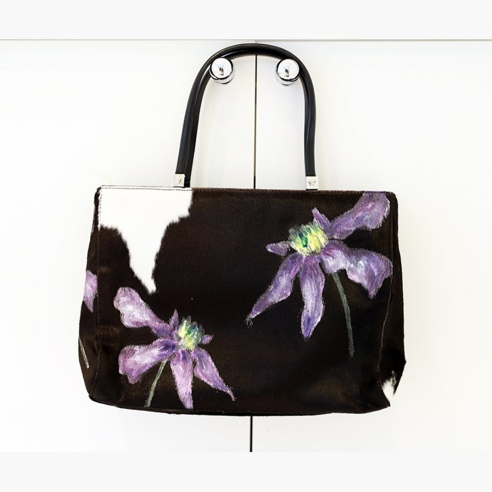 Gianni Versace Cowhide Purse